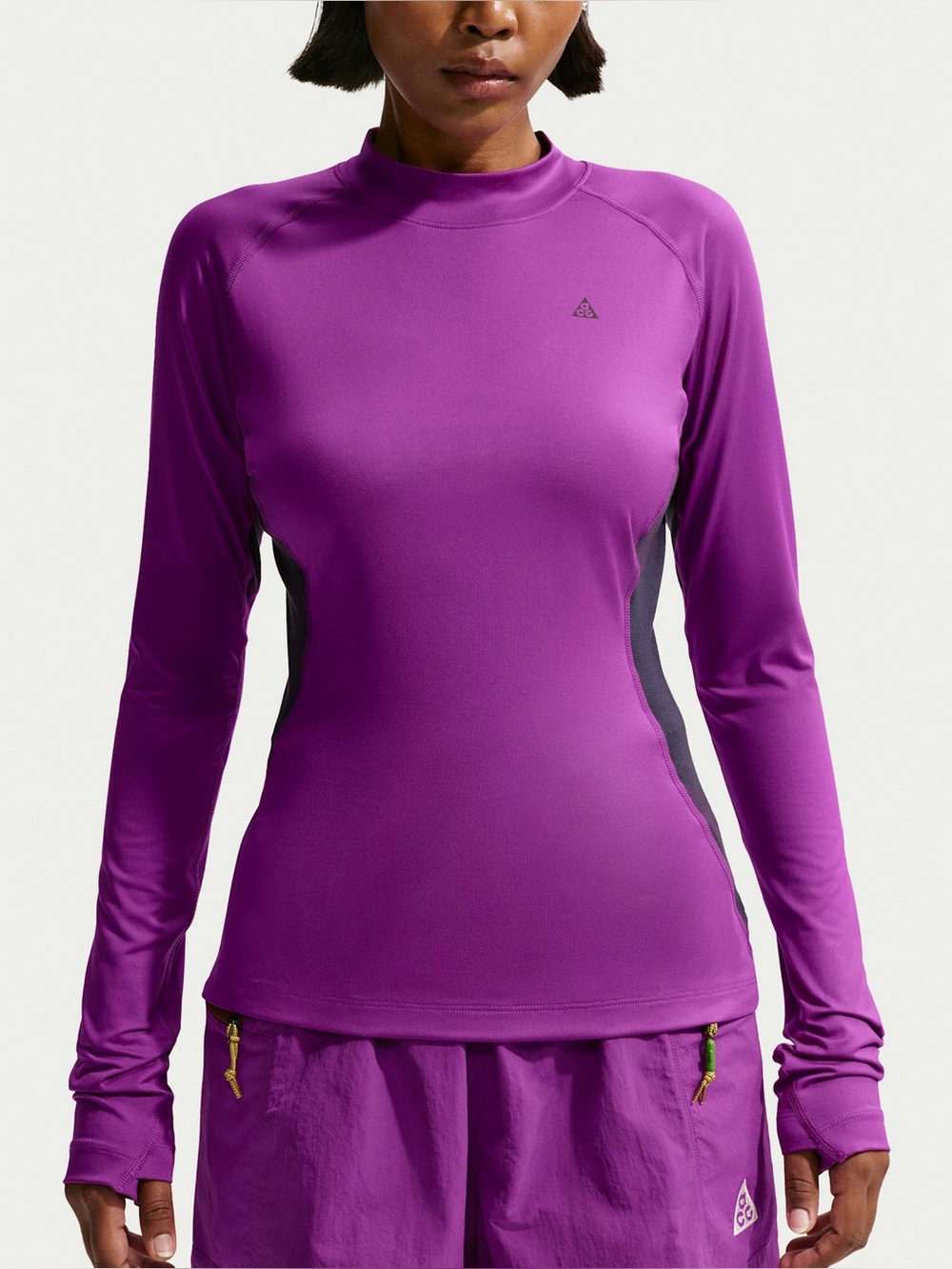 NWT Nike ACG "Wildsee" Women's Base Layer Long-Sleeve Top Purple 3XL-Tall